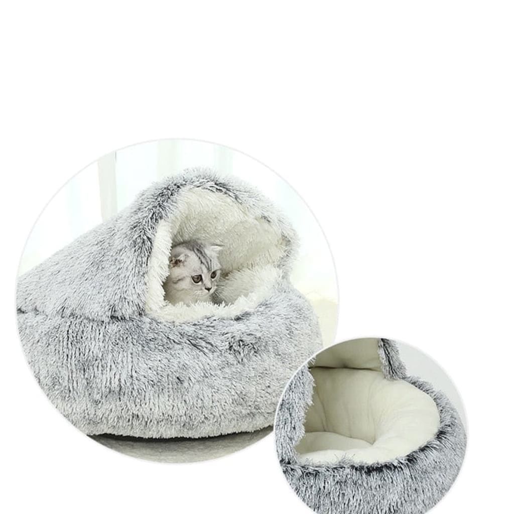 CozyNook Plush Fluffy Dog and Cats Round Bed(Buy 2 Free Shipping)